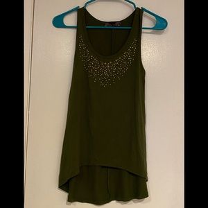 Green & Gold tank top
